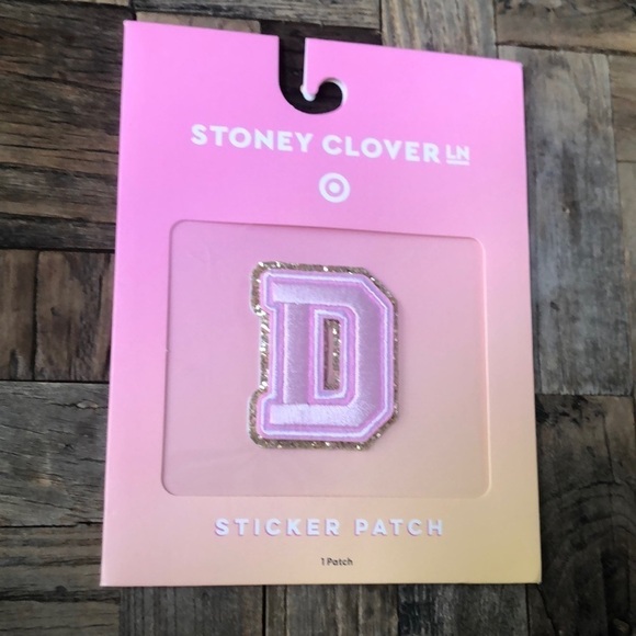 NWT Stoney Clover Lane Letter D Sticker Patch. Adhesive or can be sewn on - Picture 1 of 1